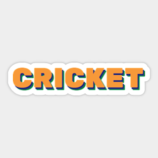 Cricket Sticker